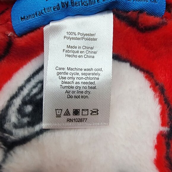 Peanuts Snoopy Extra Long Pet Throw Blanket 60" x 70" by Berkshire Red - Picture 8 of 11